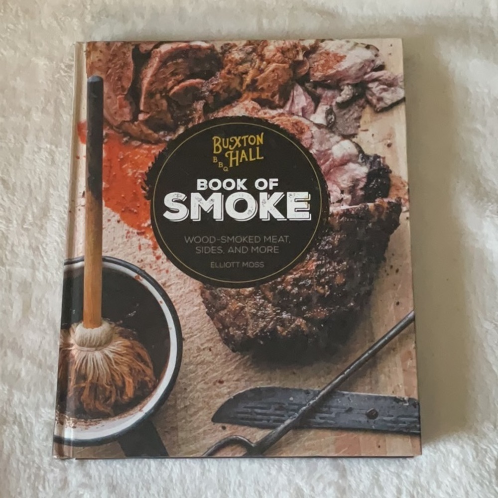 Buxton Book of Smoke - Culinary Guide with Black and Brown Accents